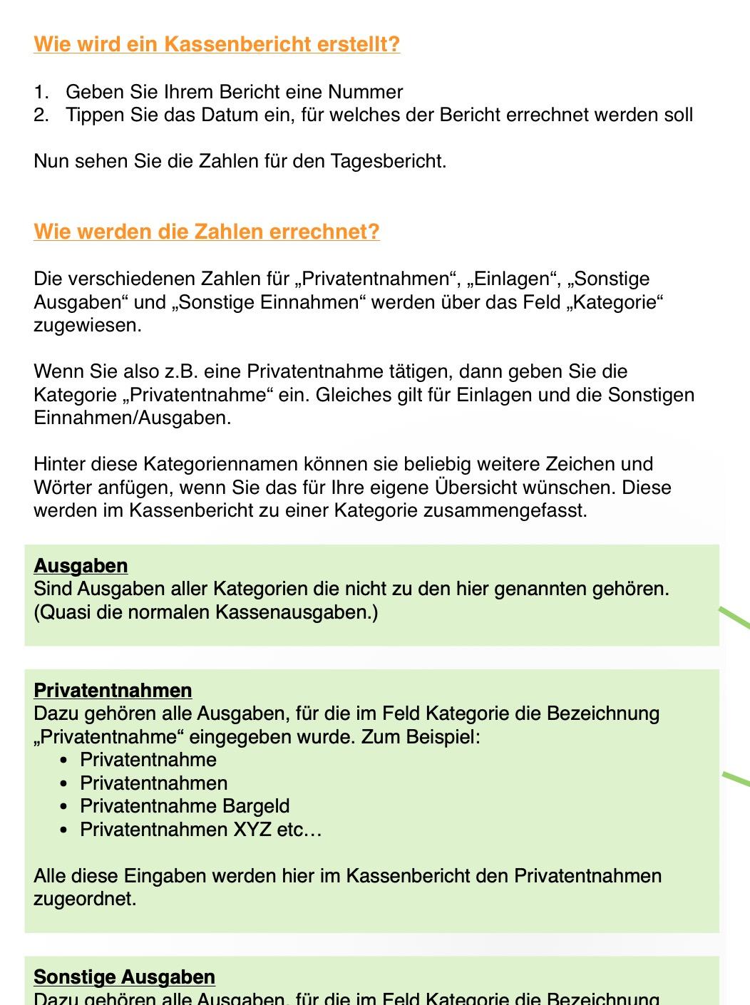 Numbers Vorlage Kassenbuch mit USt Anleitung