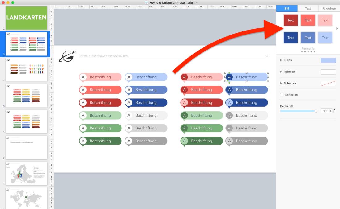 Keynote Vorlage Extras 1